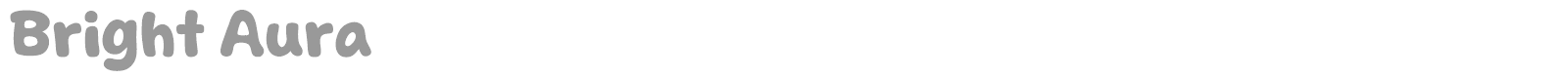 Bright Aura font preview